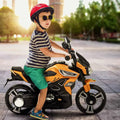 BaiBee BRO170 Electric Kids Motorcycle - Realistic Ride-On Toy with LED & Music